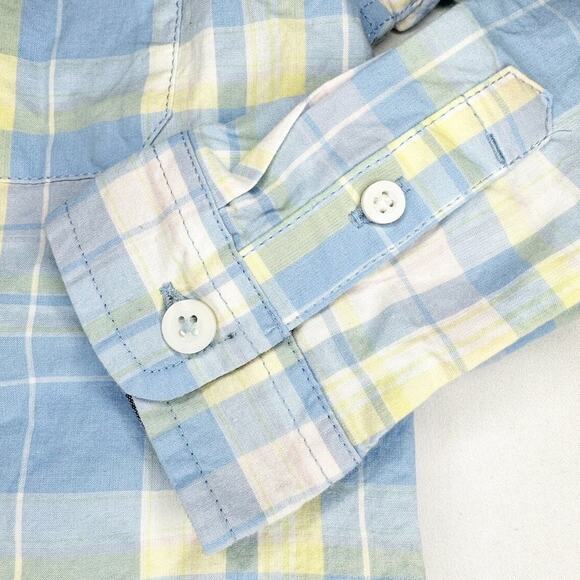 Gymboree Pastel Plaid Button Down Shirt Size 3T - Picture 3 of 5